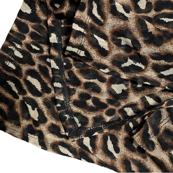 Women’s Inc Concept  Leopard Print Top - Picture 4 of 5